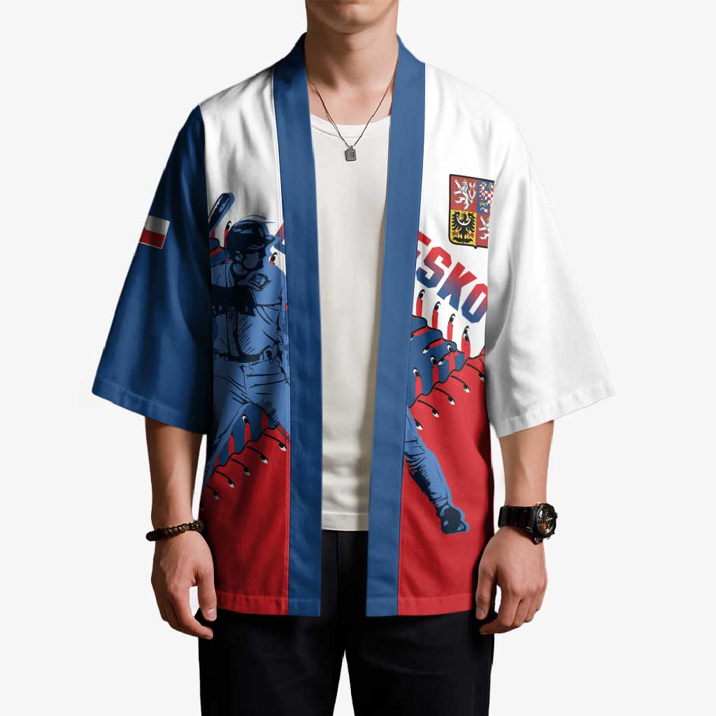 Czech Republic 2026 Baseball Custom Kimono Come On Cesko Flag Style - Wonder Print Shop