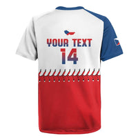 Czech Republic 2026 Baseball Custom Rugby Jersey Come On Cesko Flag Style - Wonder Print Shop