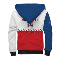 Czech Republic 2026 Baseball Custom Sherpa Hoodie Come On Cesko Flag Style - Wonder Print Shop