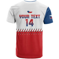 Czech Republic 2026 Baseball Custom T Shirt Come On Cesko Flag Style - Wonder Print Shop