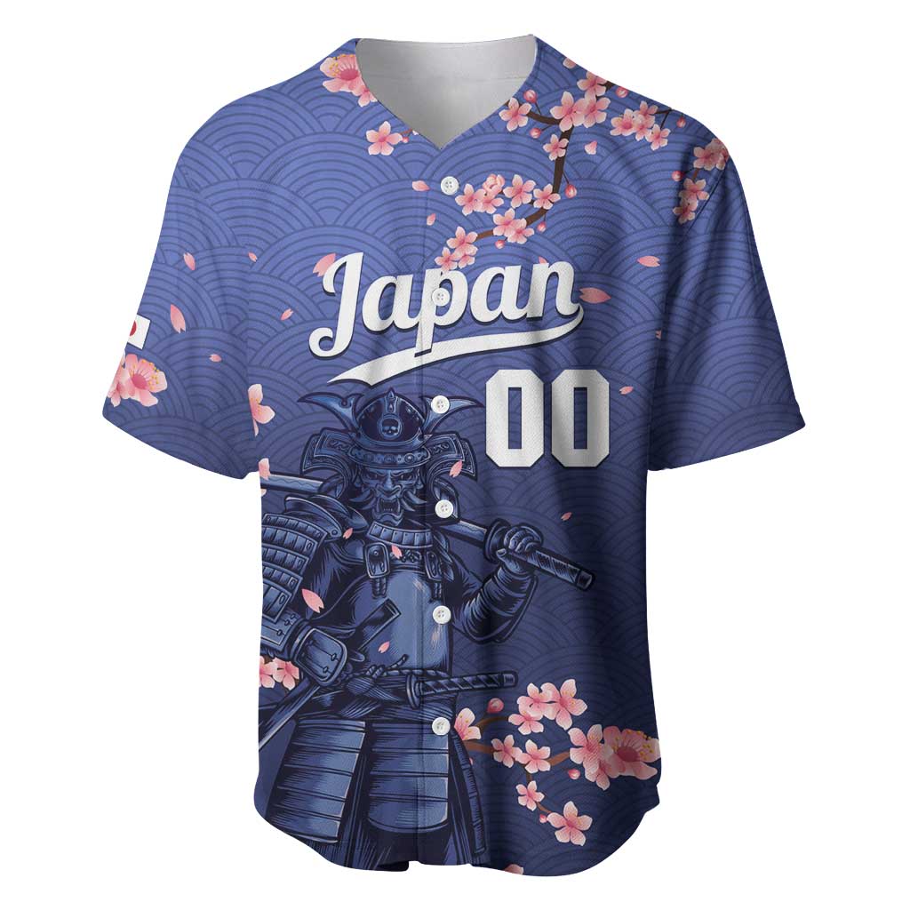 Japan 2026 Baseball Custom Baseball Jersey Come On Samurai Sakura Pattern - Wonder Print Shop