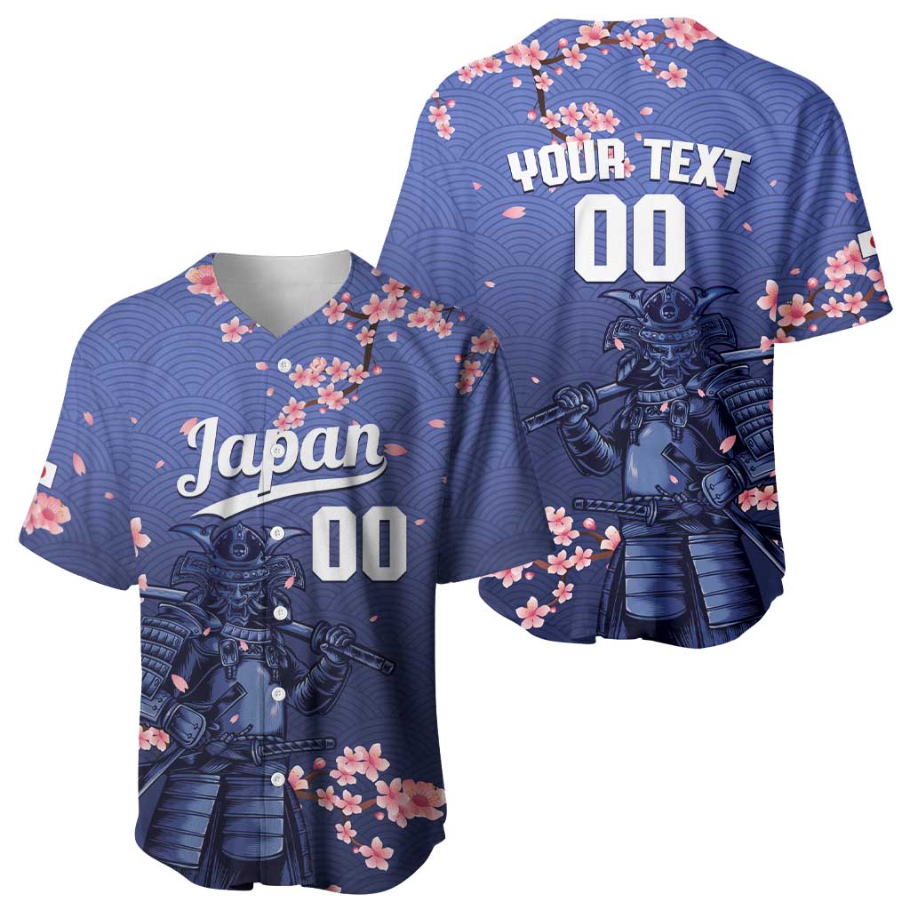 Japan 2026 Baseball Custom Baseball Jersey Come On Samurai Sakura Pattern - Wonder Print Shop
