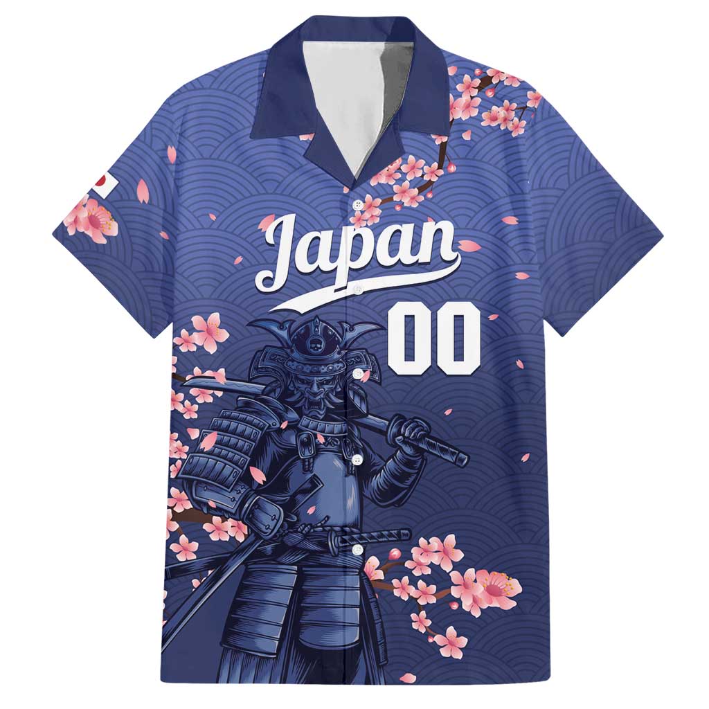 Japan 2026 Baseball Custom Hawaiian Shirt Come On Samurai Sakura Pattern - Wonder Print Shop