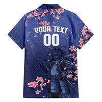 Japan 2026 Baseball Custom Hawaiian Shirt Come On Samurai Sakura Pattern - Wonder Print Shop