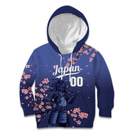 Japan 2026 Baseball Custom Kid Hoodie Come On Samurai Sakura Pattern - Wonder Print Shop