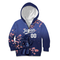 Japan 2026 Baseball Custom Kid Hoodie Come On Samurai Sakura Pattern - Wonder Print Shop