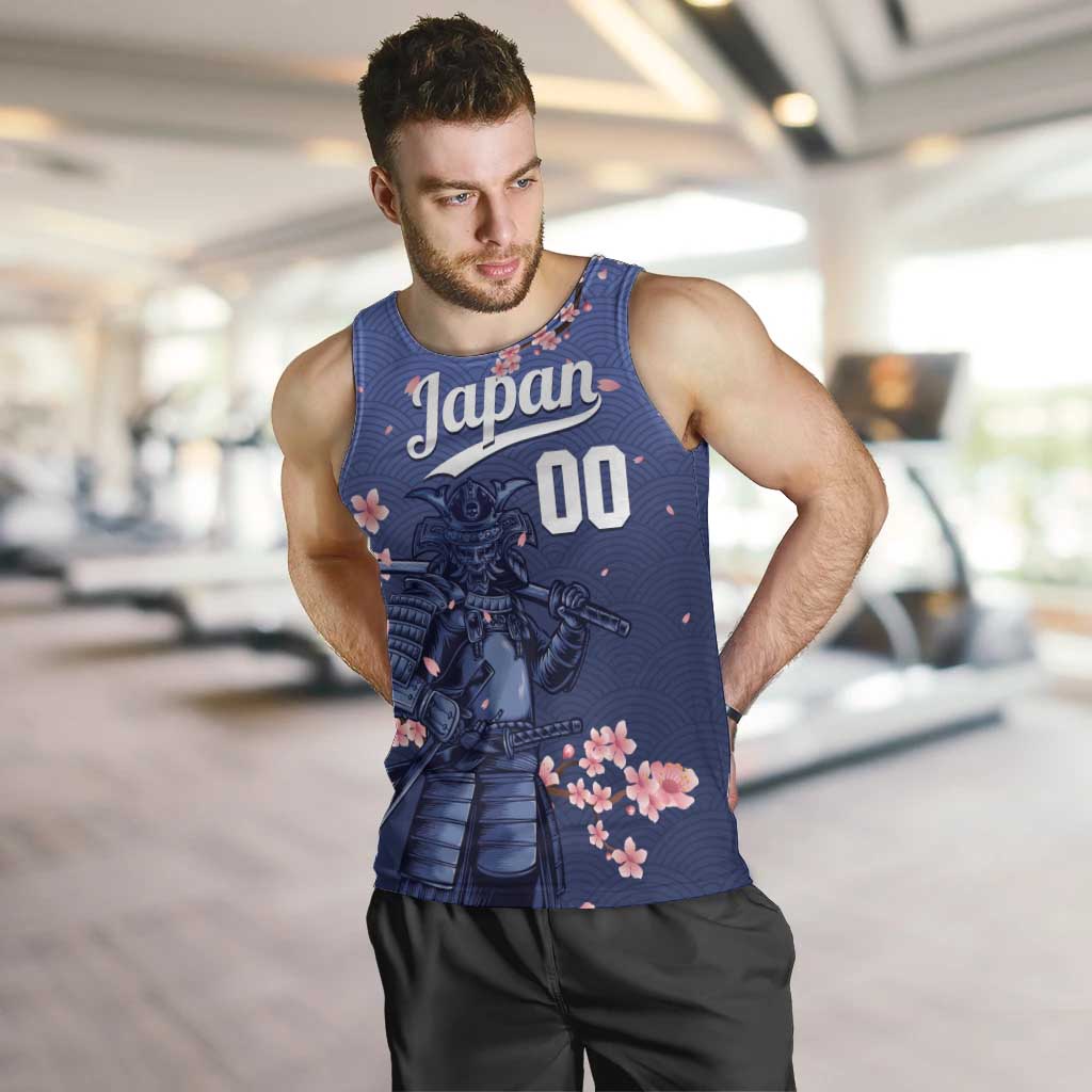 Japan 2026 Baseball Custom Men Tank Top Come On Samurai Sakura Pattern - Wonder Print Shop