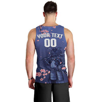 Japan 2026 Baseball Custom Men Tank Top Come On Samurai Sakura Pattern - Wonder Print Shop