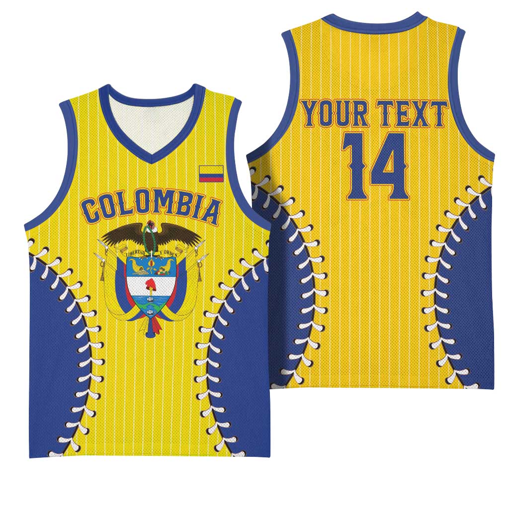 Colombia 2026 Baseball Custom Basketball Jersey Go Champions Sporty Style - Wonder Print Shop