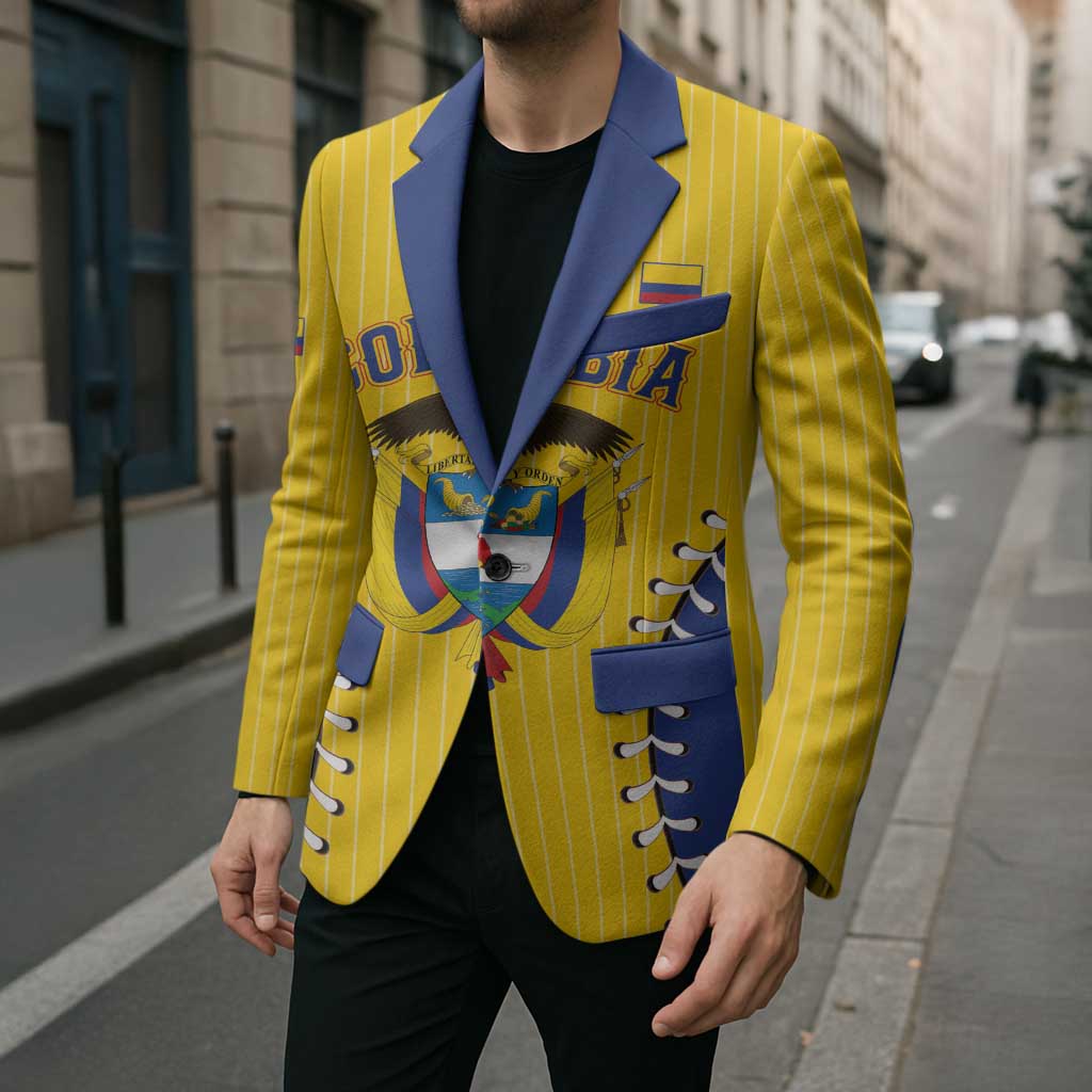 Colombia 2026 Baseball Custom Blazer Go Champions Sporty Style - Wonder Print Shop