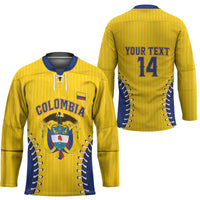 Colombia 2026 Baseball Custom Hockey Jersey Go Champions Sporty Style - Wonder Print Shop
