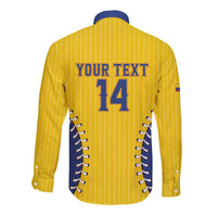 Colombia 2026 Baseball Custom Long Sleeve Button Shirt Go Champions Sporty Style - Wonder Print Shop