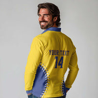 Colombia 2026 Baseball Custom Long Sleeve Polo Shirt Go Champions Sporty Style - Wonder Print Shop
