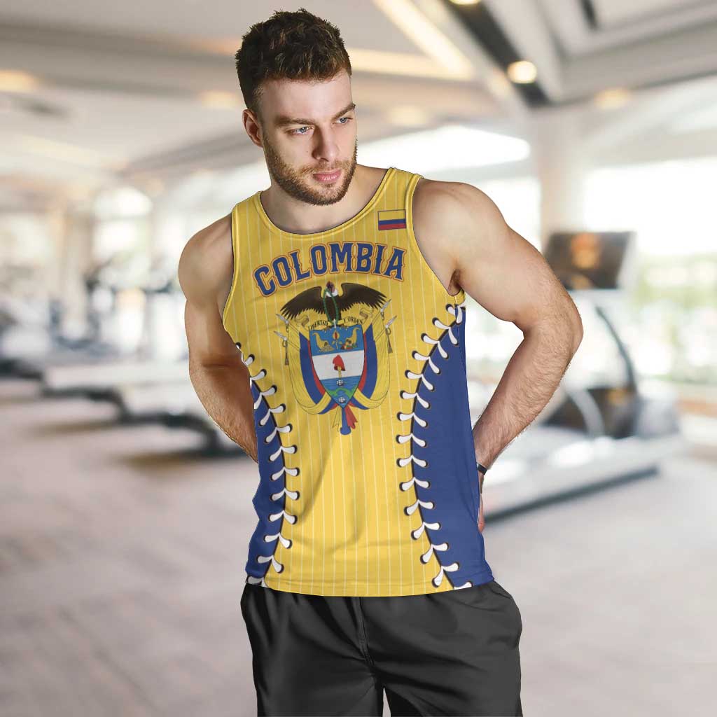 Colombia 2026 Baseball Custom Men Tank Top Go Champions Sporty Style - Wonder Print Shop