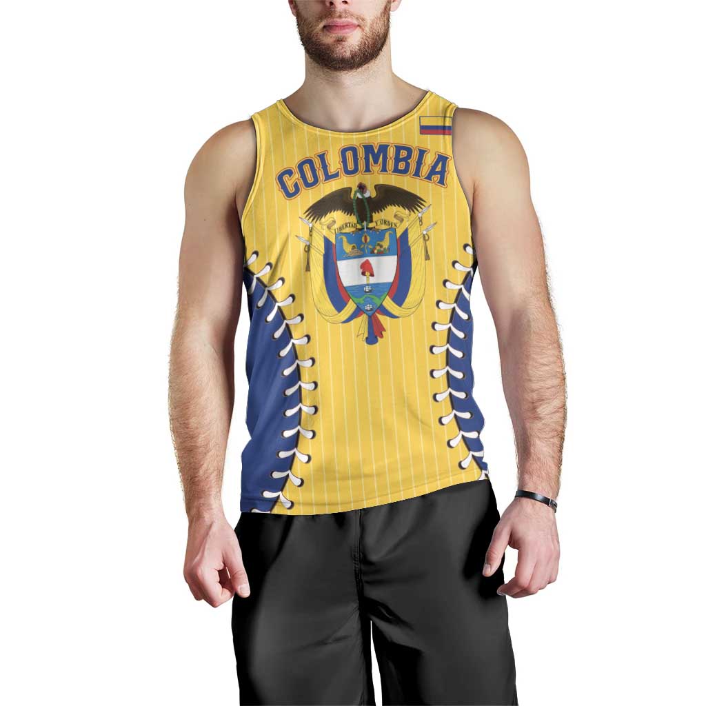 Colombia 2026 Baseball Custom Men Tank Top Go Champions Sporty Style - Wonder Print Shop