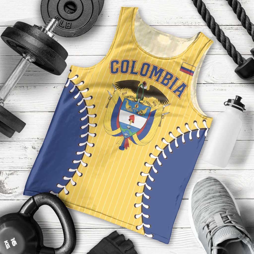 Colombia 2026 Baseball Custom Men Tank Top Go Champions Sporty Style - Wonder Print Shop