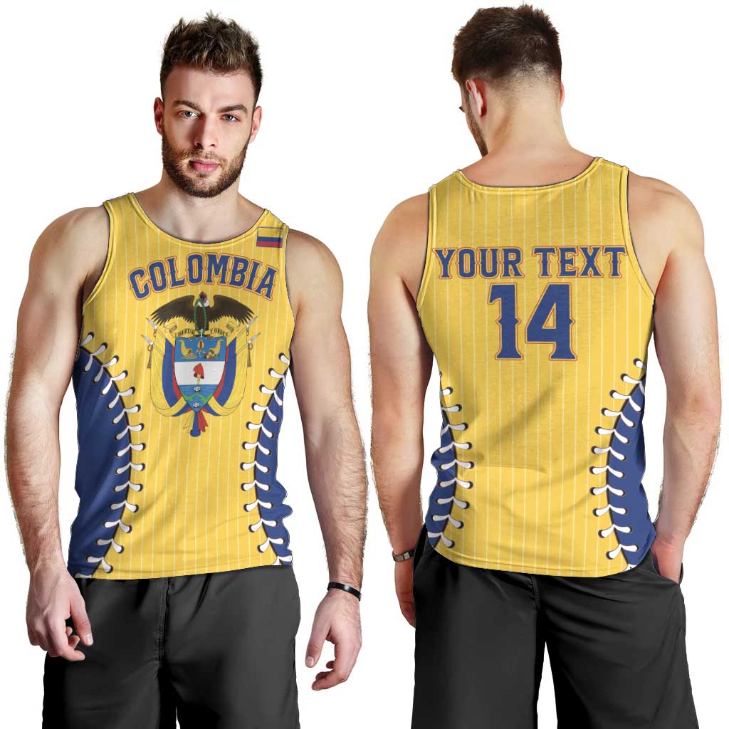 Colombia 2026 Baseball Custom Men Tank Top Go Champions Sporty Style - Wonder Print Shop