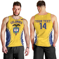 Colombia 2026 Baseball Custom Men Tank Top Go Champions Sporty Style - Wonder Print Shop