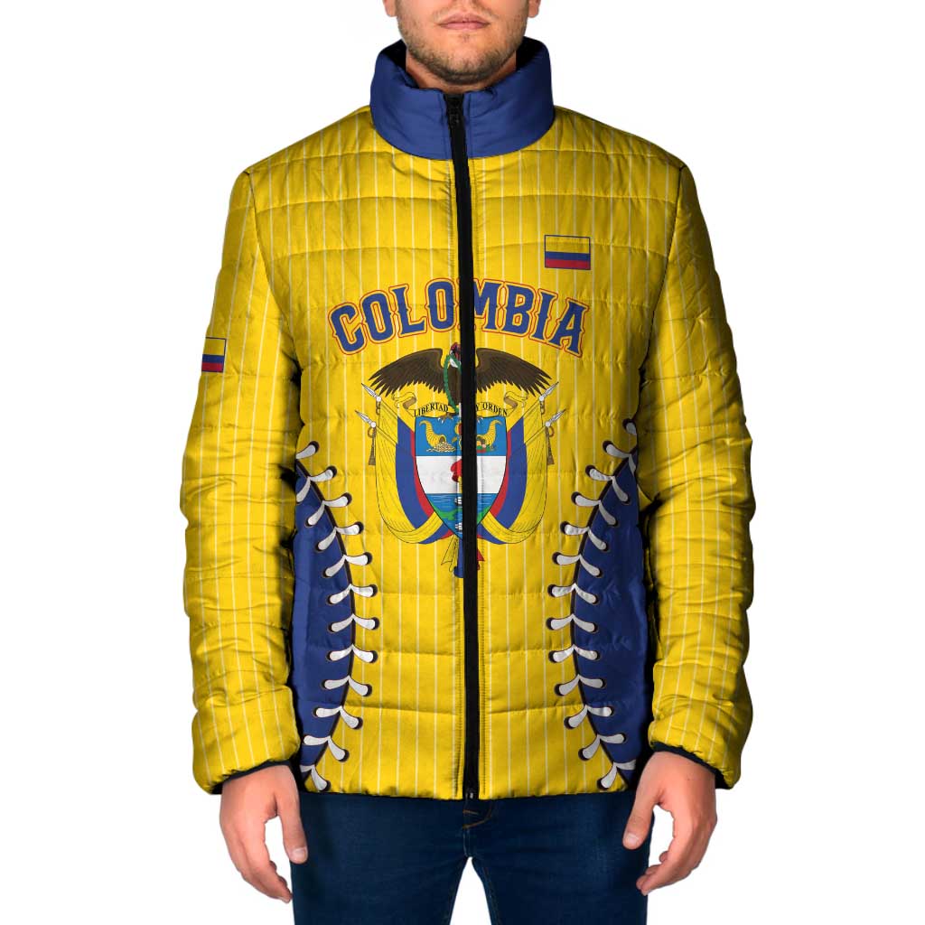 Colombia 2026 Baseball Custom Padded Jacket Go Champions Sporty Style - Wonder Print Shop