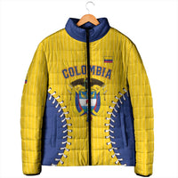 Colombia 2026 Baseball Custom Padded Jacket Go Champions Sporty Style - Wonder Print Shop