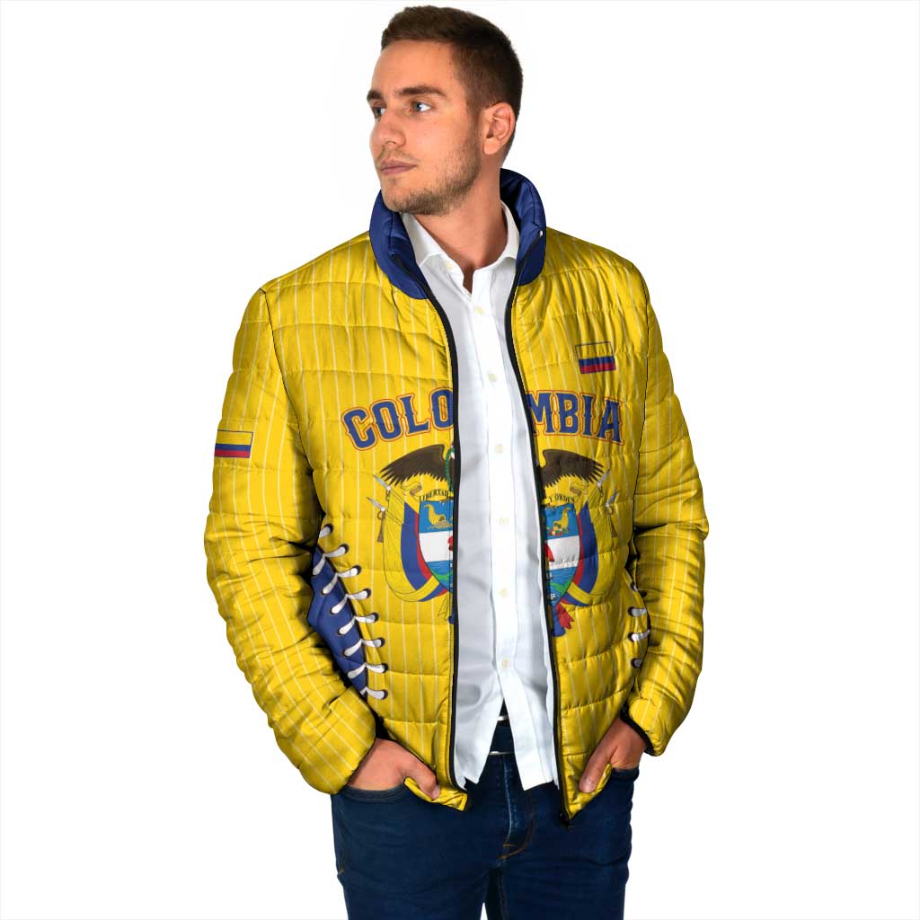 Colombia 2026 Baseball Custom Padded Jacket Go Champions Sporty Style - Wonder Print Shop