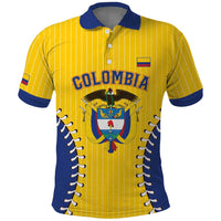 Colombia 2026 Baseball Custom Polo Shirt Go Champions Sporty Style - Wonder Print Shop