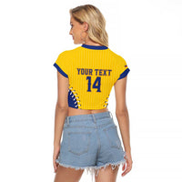 Colombia 2026 Baseball Custom Raglan Cropped T Shirt Go Champions Sporty Style - Wonder Print Shop