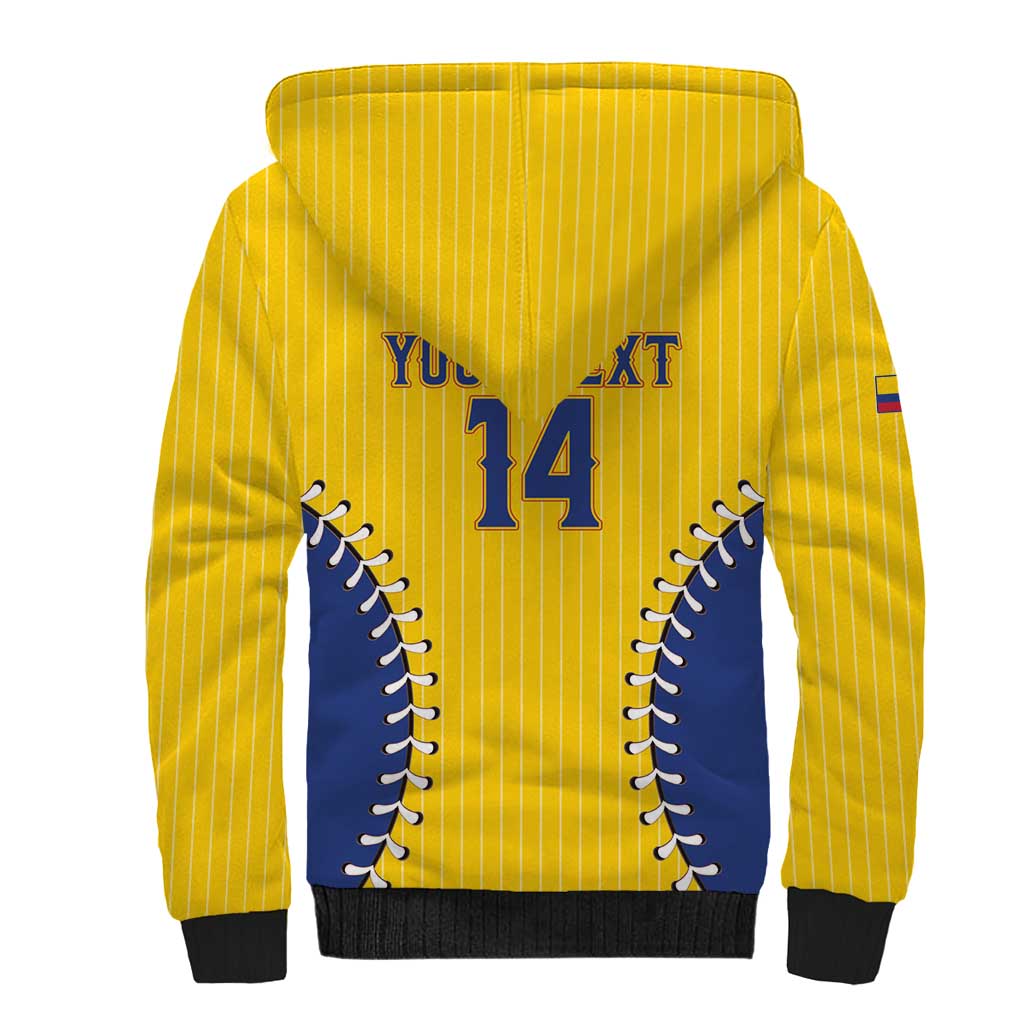 Colombia 2026 Baseball Custom Sherpa Hoodie Go Champions Sporty Style - Wonder Print Shop