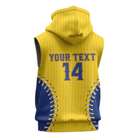 Colombia 2026 Baseball Custom Sleeveless Hoodie Go Champions Sporty Style - Wonder Print Shop