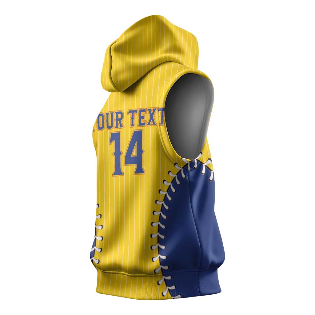 Colombia 2026 Baseball Custom Sleeveless Hoodie Go Champions Sporty Style - Wonder Print Shop