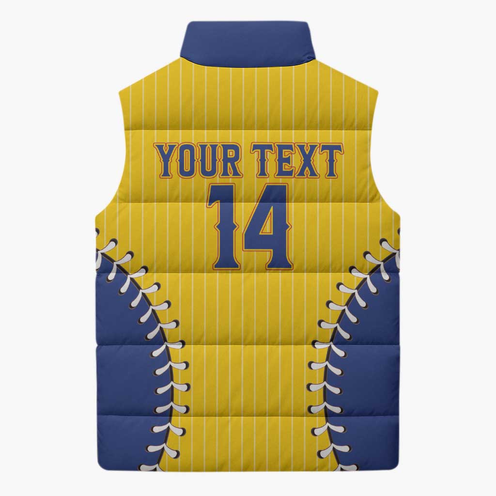 Colombia 2026 Baseball Custom Sleeveless Puffer Jacket Go Champions Sporty Style - Wonder Print Shop