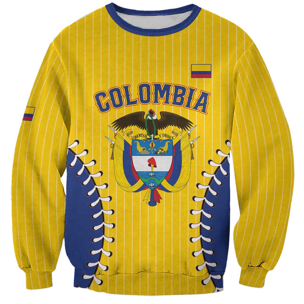 Colombia 2026 Baseball Custom Sweatshirt Go Champions Sporty Style - Wonder Print Shop