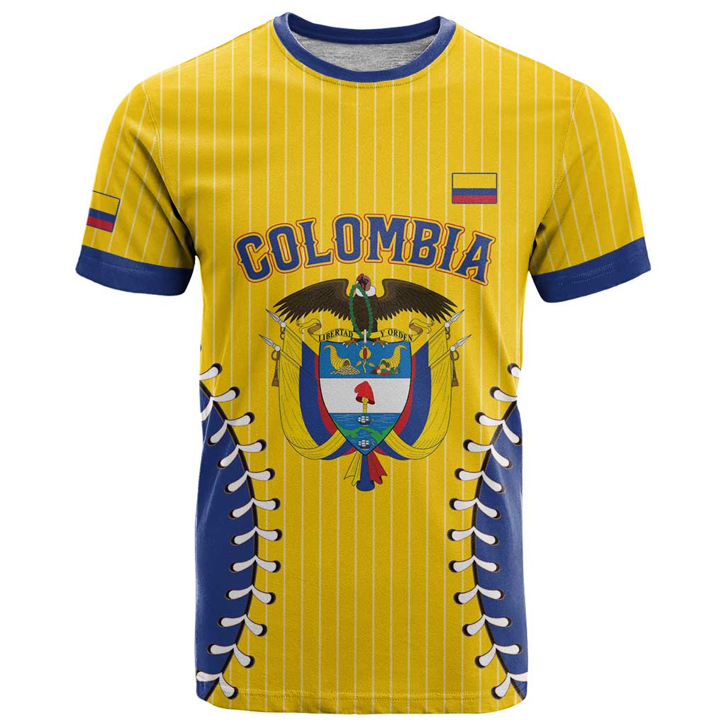 Colombia 2026 Baseball Custom T Shirt Go Champions Sporty Style - Wonder Print Shop