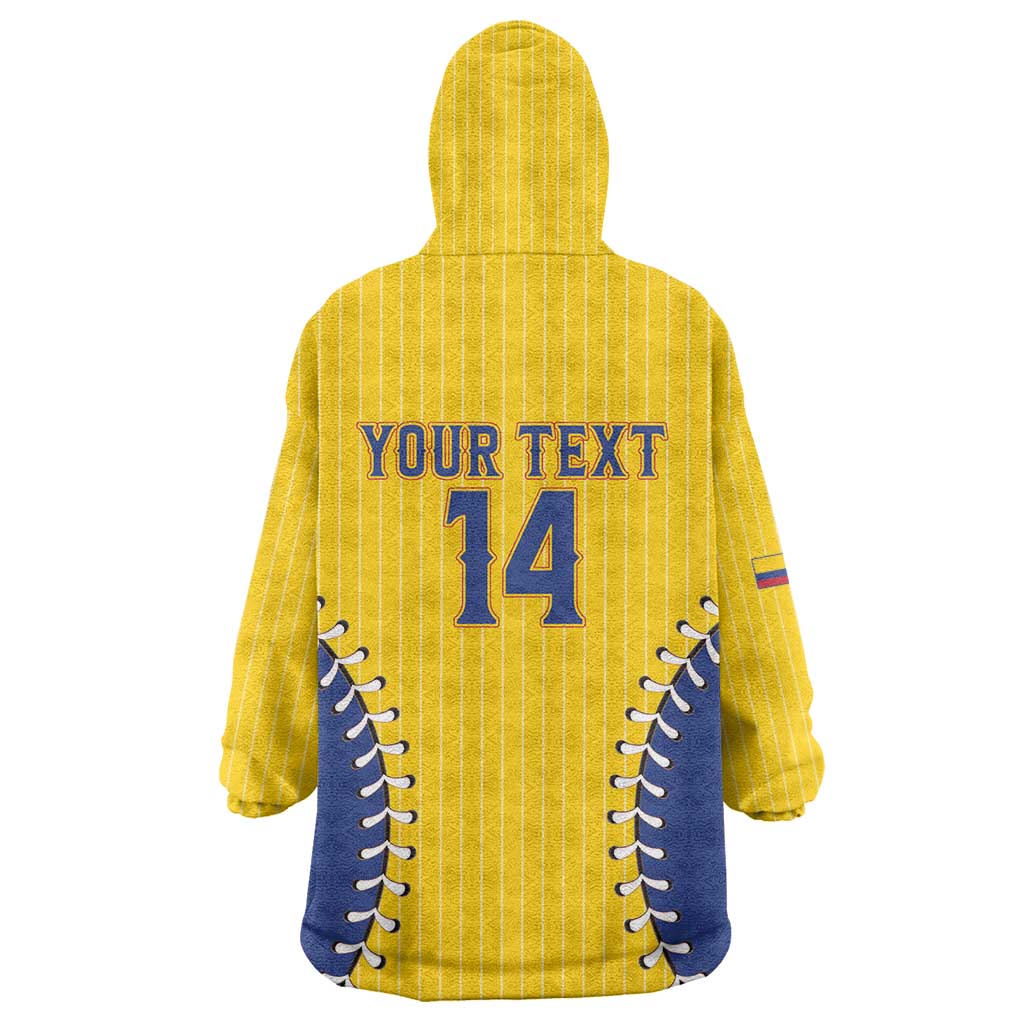 Colombia 2026 Baseball Custom Wearable Blanket Hoodie Go Champions Sporty Style - Wonder Print Shop
