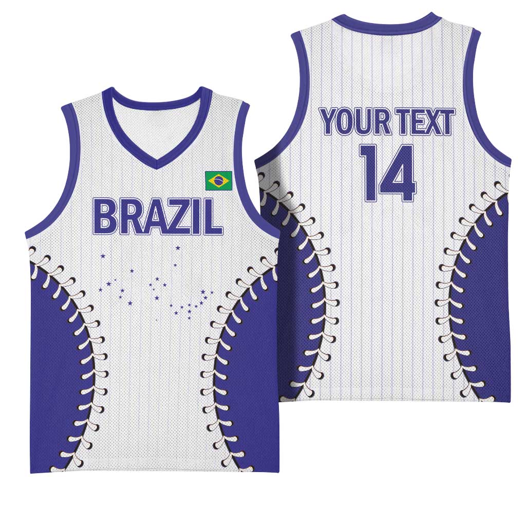 Brazil 2026 Baseball Custom Basketball Jersey Go Champions Sporty Style - Wonder Print Shop