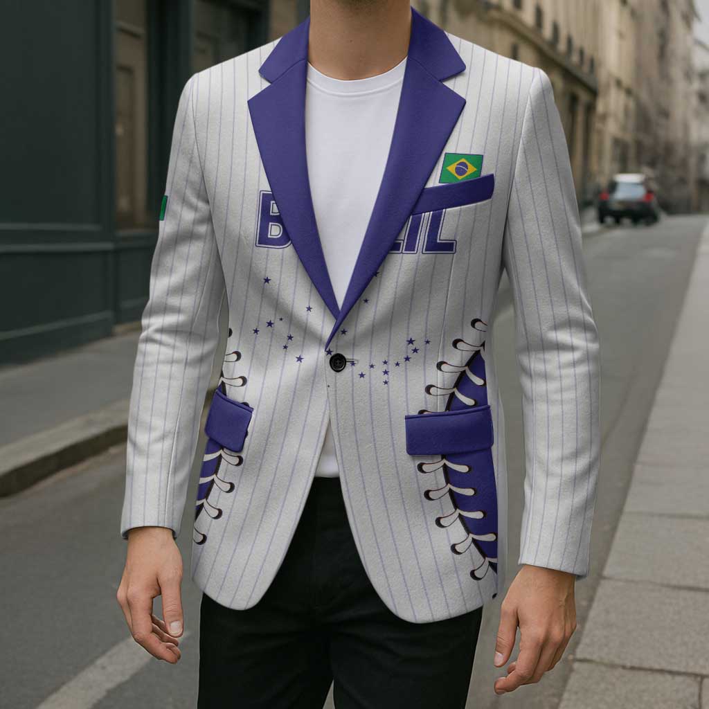 Brazil 2026 Baseball Custom Blazer Go Champions Sporty Style - Wonder Print Shop