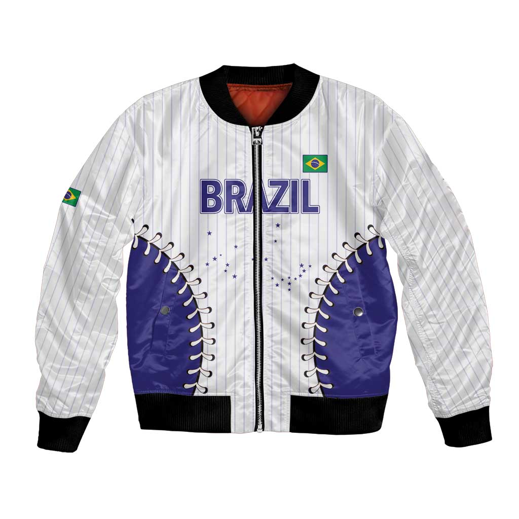 Brazil 2026 Baseball Custom Bomber Jacket Go Champions Sporty Style - Wonder Print Shop