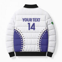 Brazil 2026 Baseball Custom Bomber Puffer Jacket Go Champions Sporty Style - Wonder Print Shop