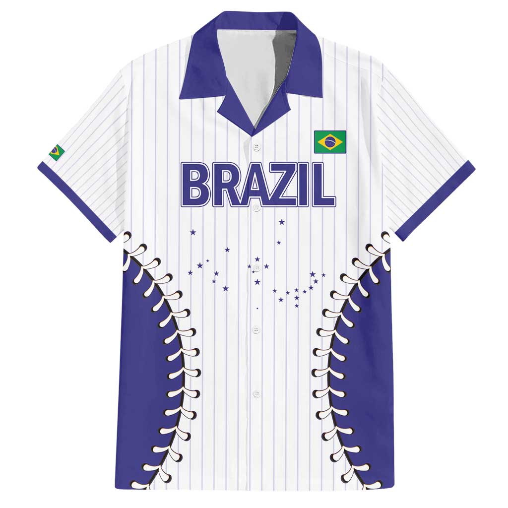 Brazil 2026 Baseball Custom Hawaiian Shirt Go Champions Sporty Style - Wonder Print Shop