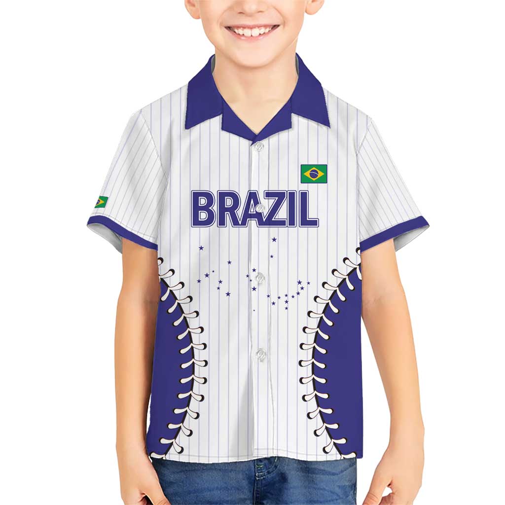 Brazil 2026 Baseball Custom Hawaiian Shirt Go Champions Sporty Style - Wonder Print Shop
