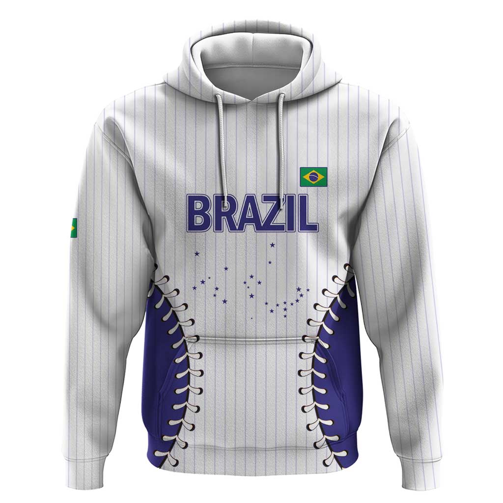 Brazil 2026 Baseball Custom Hoodie Go Champions Sporty Style - Wonder Print Shop