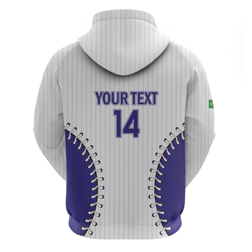 Brazil 2026 Baseball Custom Hoodie Go Champions Sporty Style - Wonder Print Shop