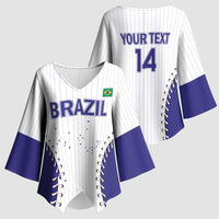Brazil 2026 Baseball Custom Kimono Sleeve Blouse Go Champions Sporty Style - Wonder Print Shop