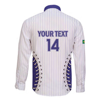 Brazil 2026 Baseball Custom Long Sleeve Button Shirt Go Champions Sporty Style - Wonder Print Shop