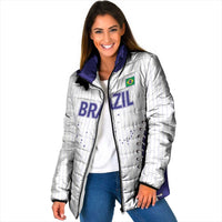 Brazil 2026 Baseball Custom Padded Jacket Go Champions Sporty Style - Wonder Print Shop