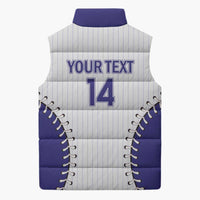 Brazil 2026 Baseball Custom Sleeveless Puffer Jacket Go Champions Sporty Style - Wonder Print Shop