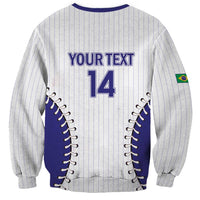 Brazil 2026 Baseball Custom Sweatshirt Go Champions Sporty Style - Wonder Print Shop