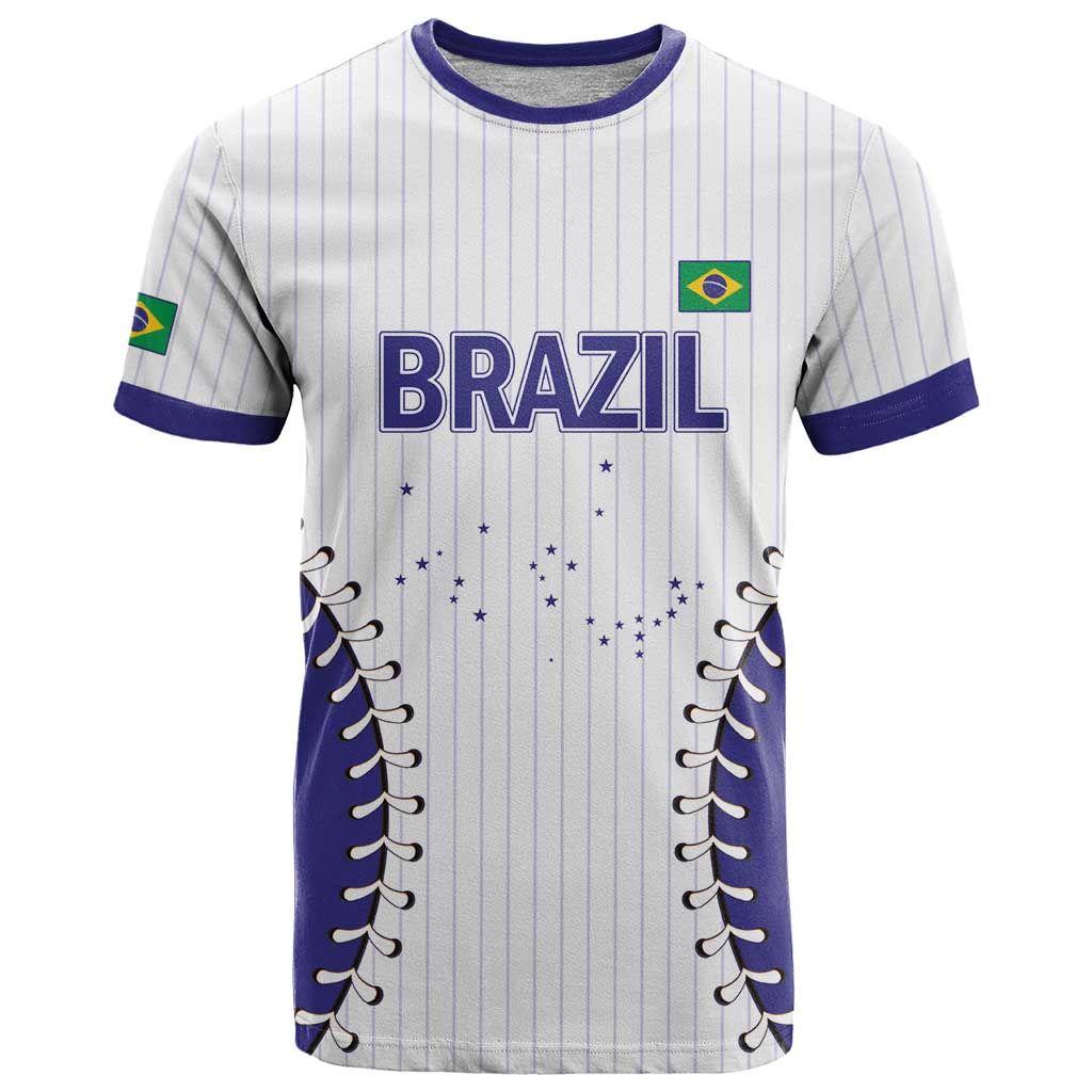Brazil 2026 Baseball Custom T Shirt Go Champions Sporty Style - Wonder Print Shop