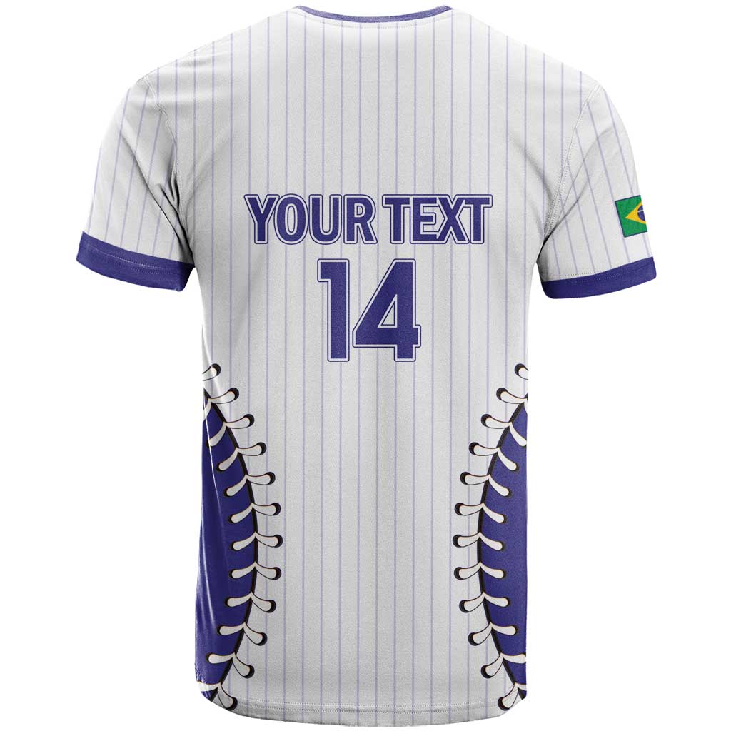 Brazil 2026 Baseball Custom T Shirt Go Champions Sporty Style - Wonder Print Shop