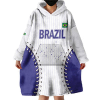 Brazil 2026 Baseball Custom Wearable Blanket Hoodie Go Champions Sporty Style - Wonder Print Shop